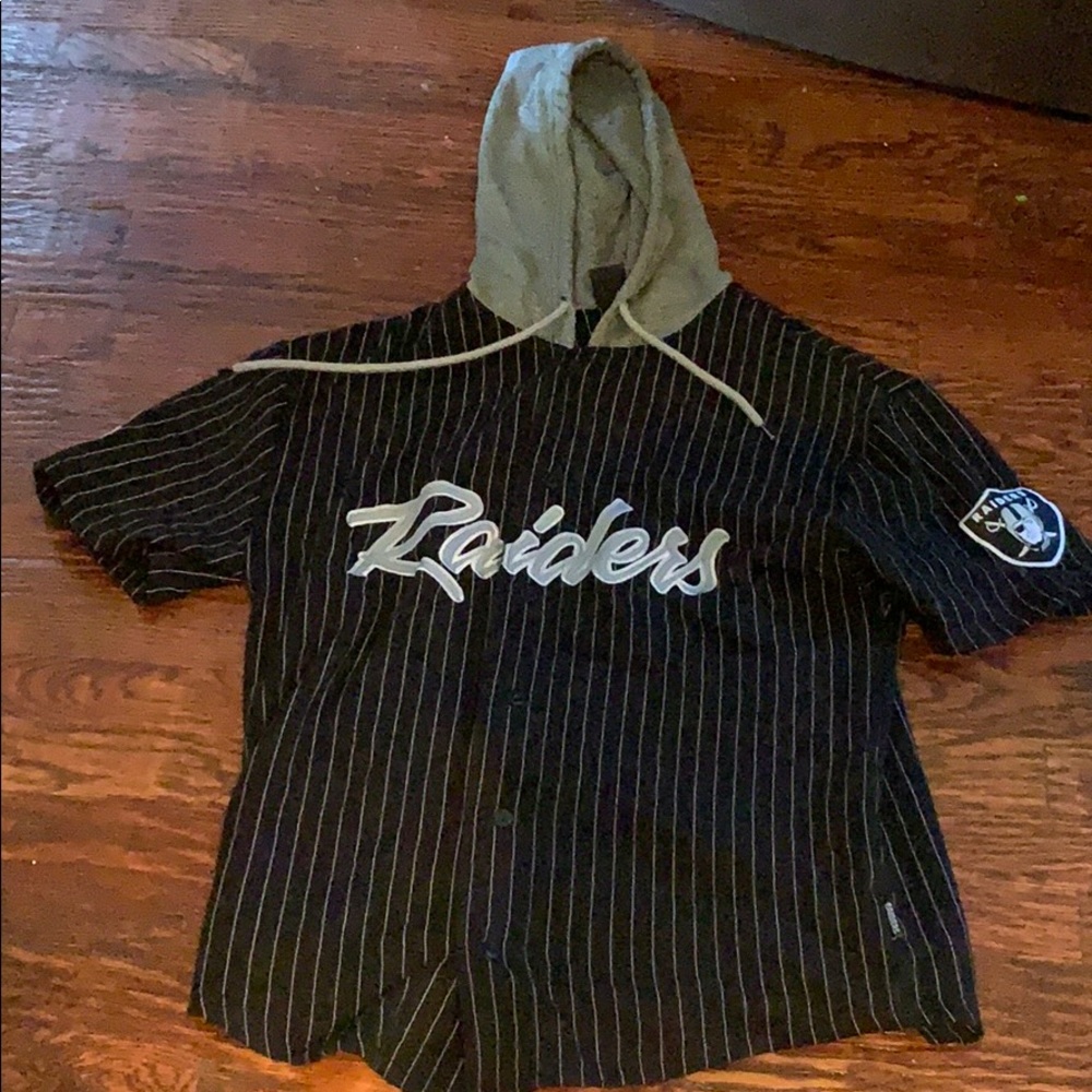 Raiders hoodie jersey